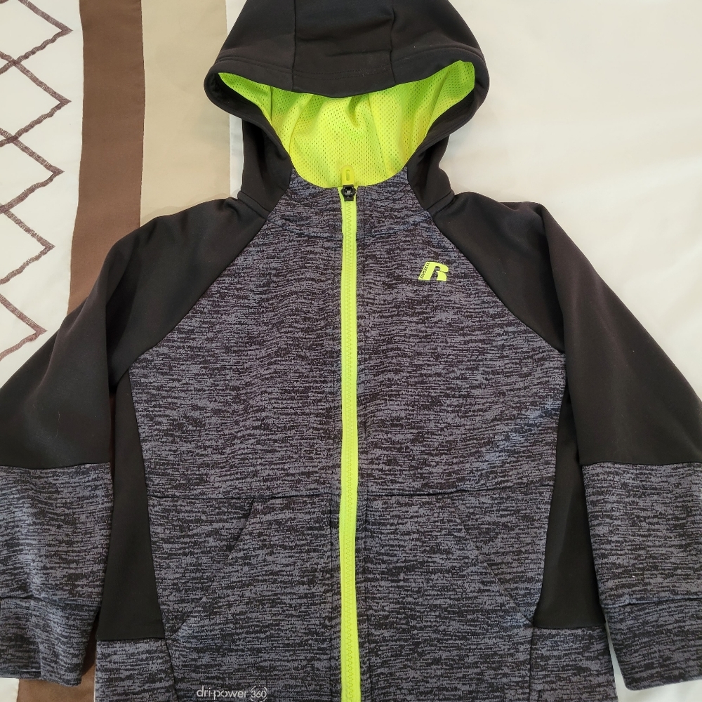 Light-weight jacket, black and Grey, Size XS